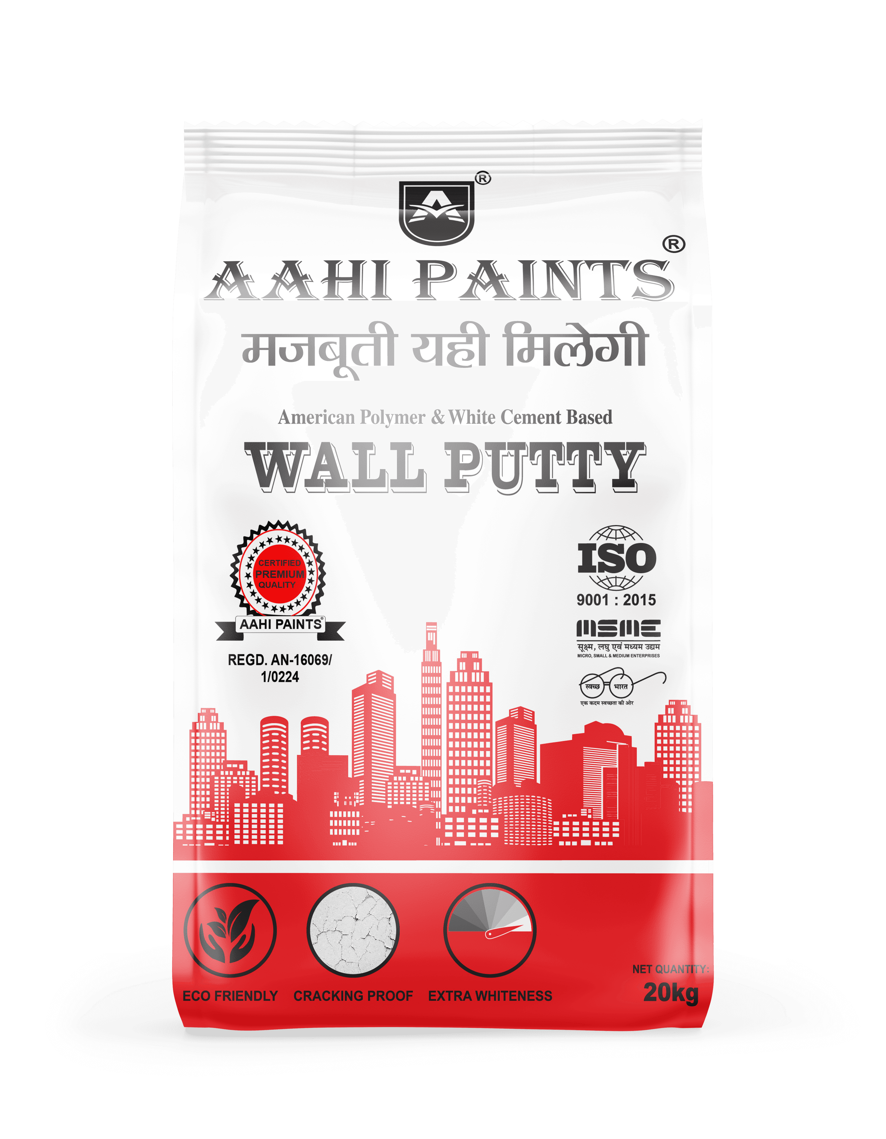 AAHI PAINTS product range on construction site